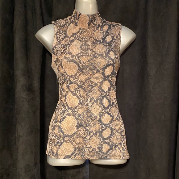 Express Tops - Express tank size Small. Excellent condition! Worn once. Snakeprint. Nylon.